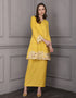 BAJU KURUNG PAHANG MODEN JAELIA (YELLOW)